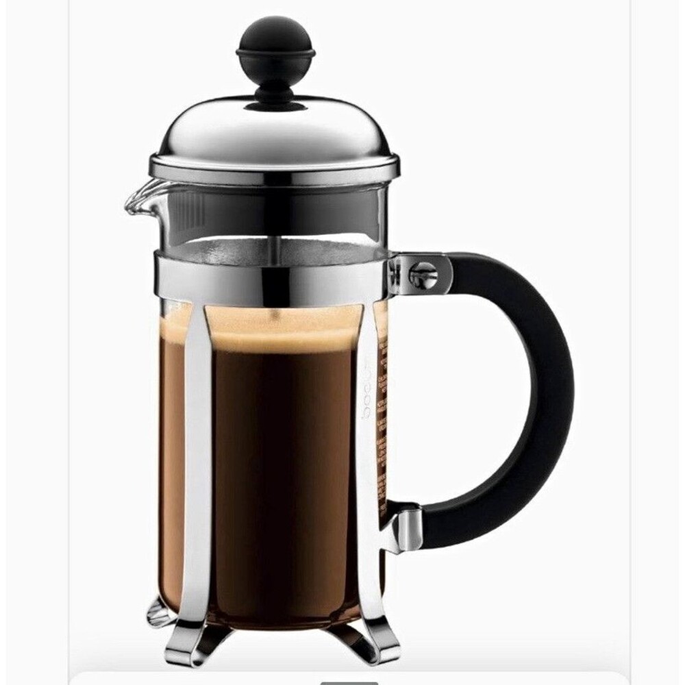 Bodum Chambord French Press Coffee Maker 3 Cup 0.35L/12oz Glass Manual